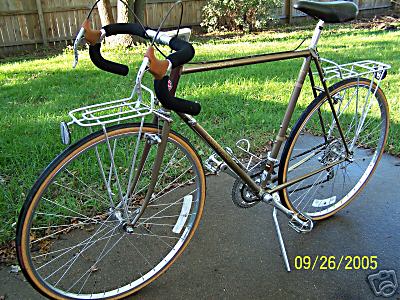 Pic of my touring bicycle from the original eBay auction were I won it.
